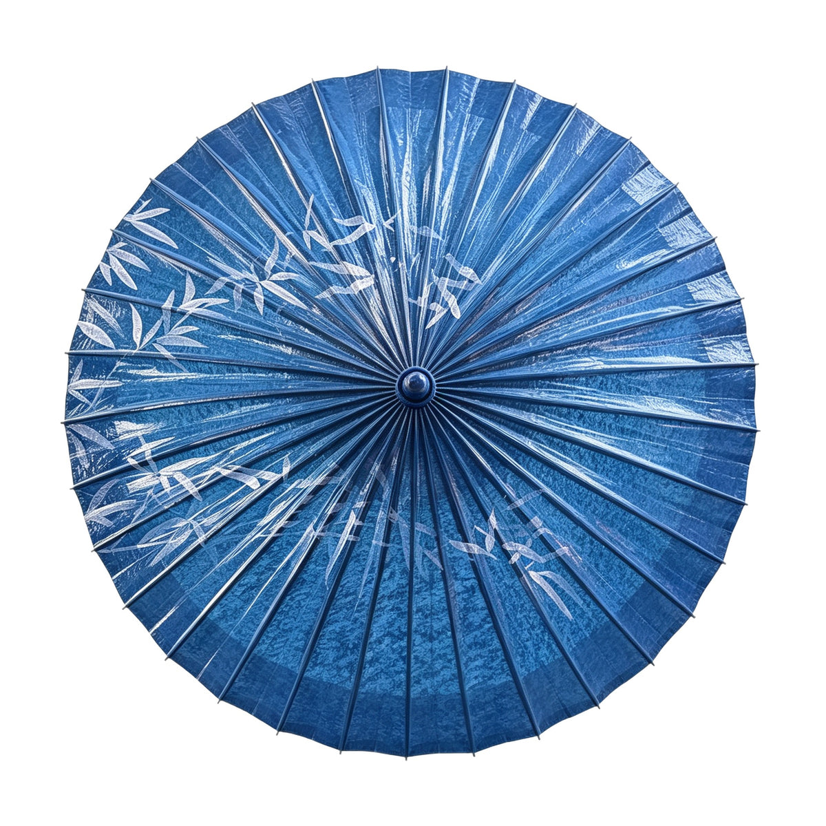 Navy Blue Bamboo Oil Paper Umbrella