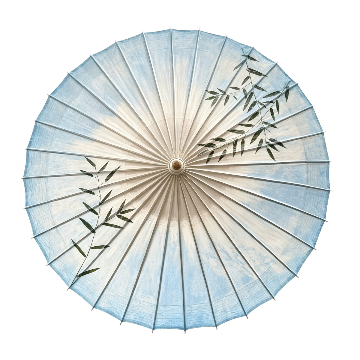Blue Bamboo Oil Paper Umbrella