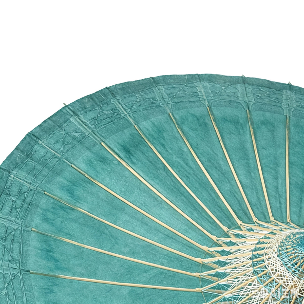 Turquoise Oil Paper Umbrella