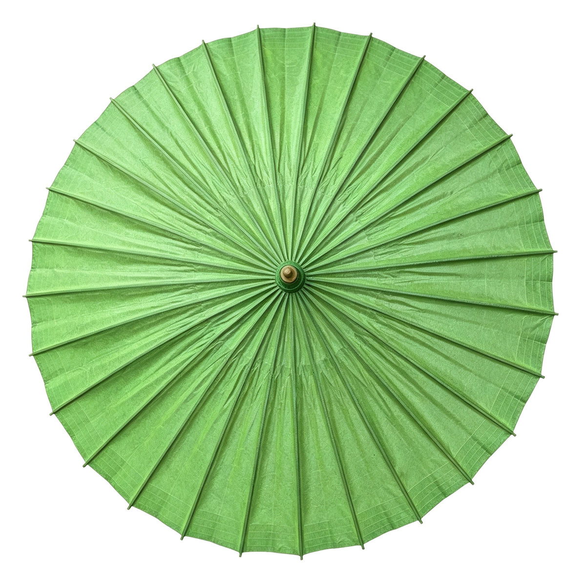 Solid Green Oil Paper Umbrella