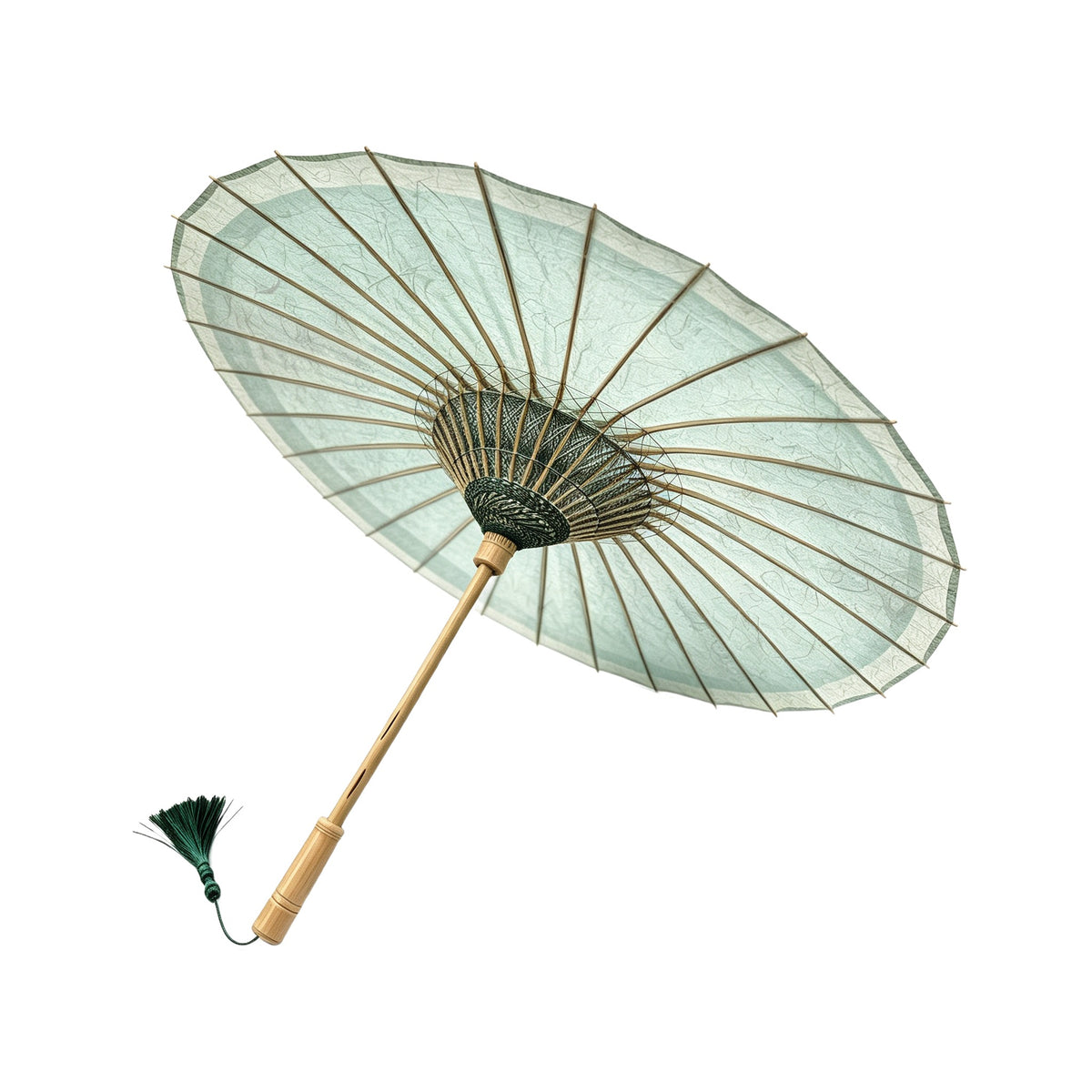 Translucent Grey Oil Paper Umbrella
