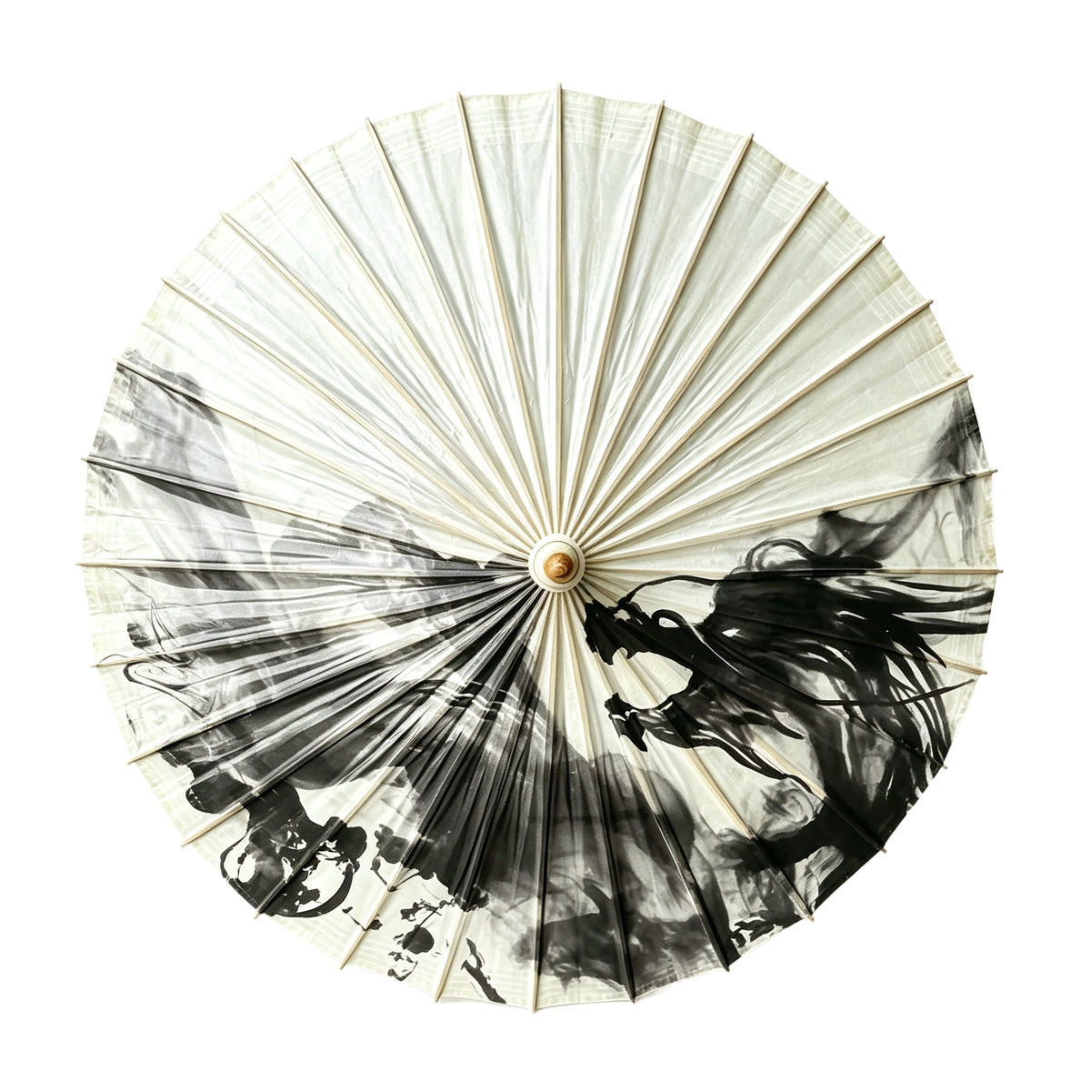 Ink Dragon Oil Paper Umbrella